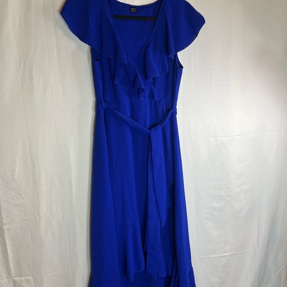 Shein  Blue Ruffle Dress Size L NWOT Lot - Picture 1 of 10